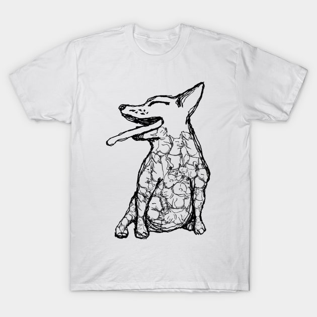 BIG dog T-Shirt by Deeprootsbkk